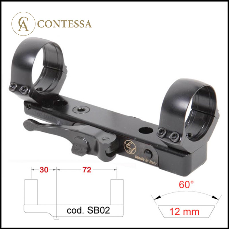 Contessa Quick Release Ring Mount for Bolt Action Rifles