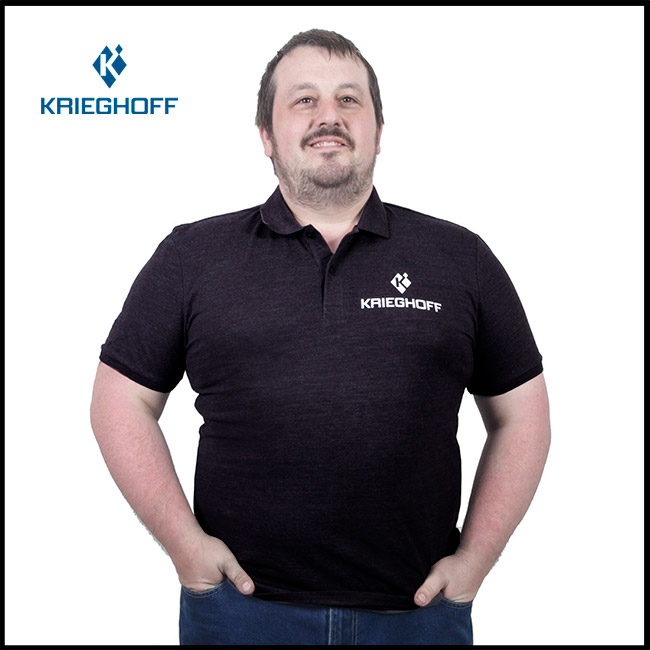 Krieghoff "K Logo" Polo Shirt - Black
