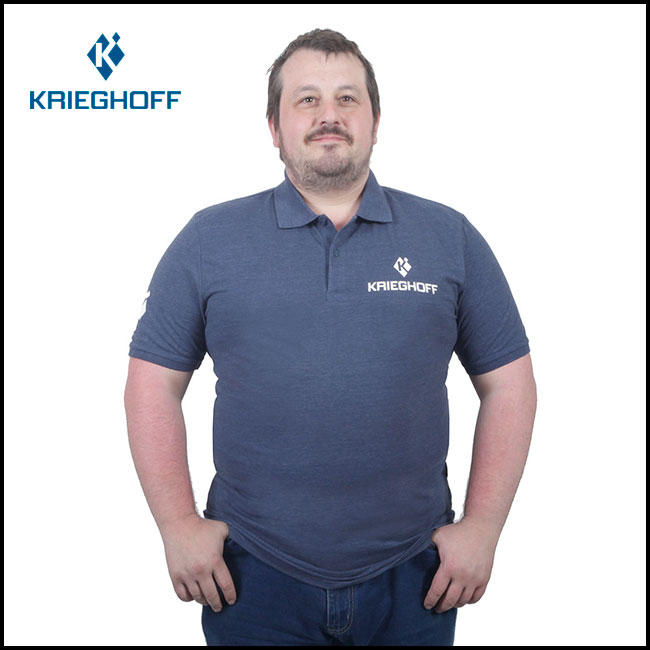 Krieghoff "K Logo" Polo Shirt - Navy
