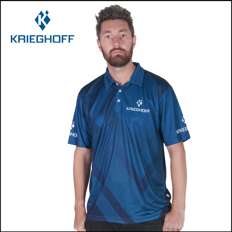 Krieghoff Team Polo Shirt - Royal/Navy