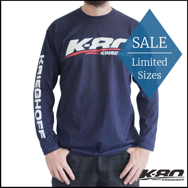 Krieghoff K-80 Sport Long Sleeved T-Shirt - Navy (S)