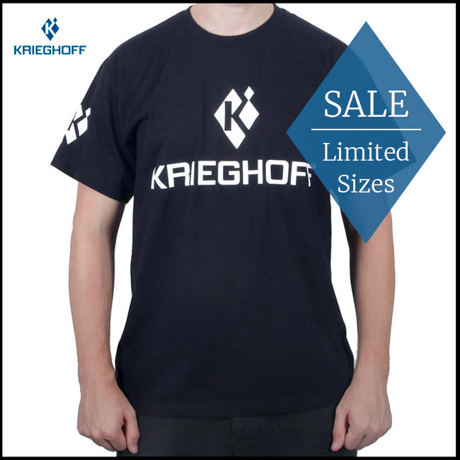 Krieghoff "K Logo" T-Shirt - Black (S / M)