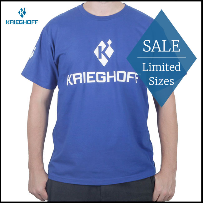Krieghoff "K Logo" T-Shirt - Blue (S / M)