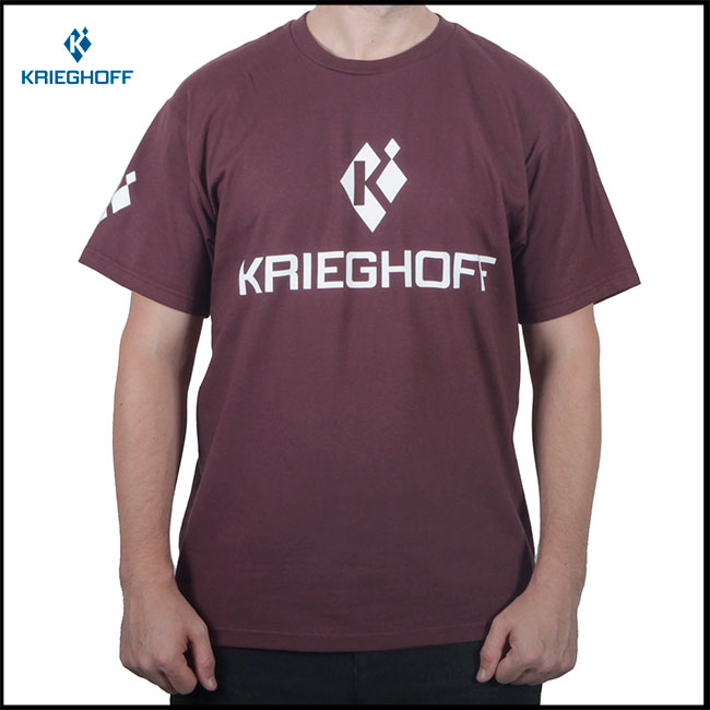 Krieghoff "K Logo" T-Shirt - Burgundy