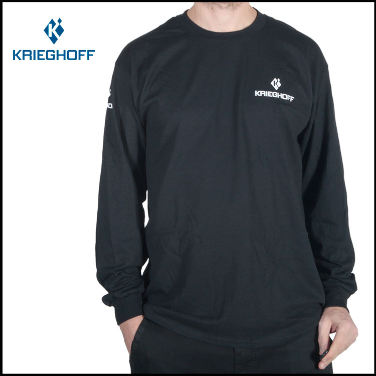 Krieghoff Ultra Cotton Long Sleeved T-Shirt - Black