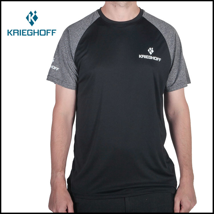 Krieghoff TriDri T-Shirt - Black/Grey