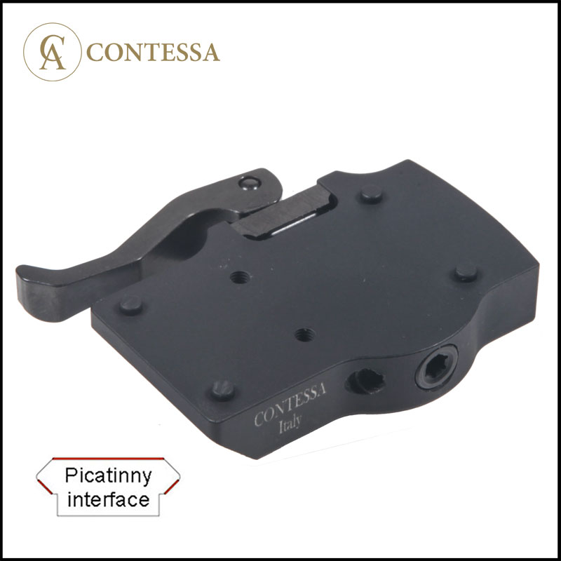 Contessa Quick Release Picatinny Mount for Docter/Leica Red Dot Sights