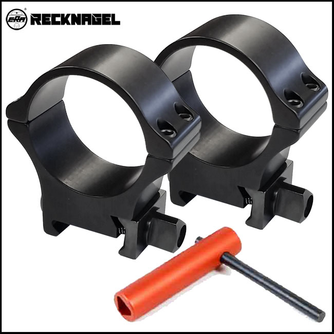 Recknagel Tri-Nut Rings for Picatinny - 36mm (Various BH Options)